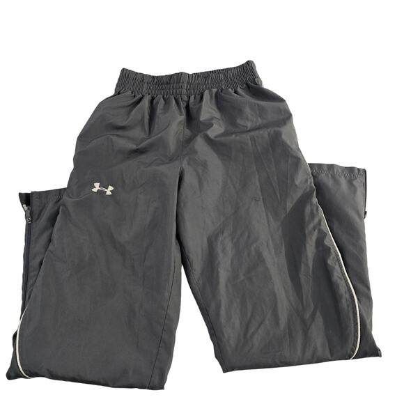 Under Armour track pants gray mens small 6883 - Picture 1 of 12